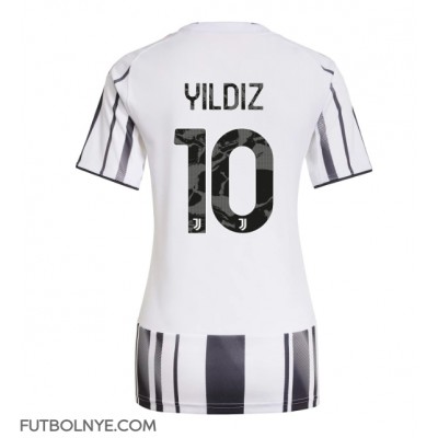 Camiseta Juventus Kenan Yildiz #10 Primera Equipación para mujer 2025-26 manga corta Camiseta Juventus Kenan Yildiz #10 Primera Equipación para mujer 2025-26 manga corta